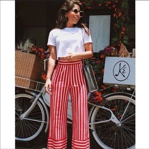 ZARA Striped Pants